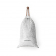 Soppåsar med dragband, Extra starka, 40 - 45 L, 20 st, BRABANTIA BIN LINERS CODE L, Vit / Brun Soppåsar med dragband, Extra starka, 40 - 45 L, 20 st, BRABANTIA BIN LINERS CODE L, Vit / Brun
