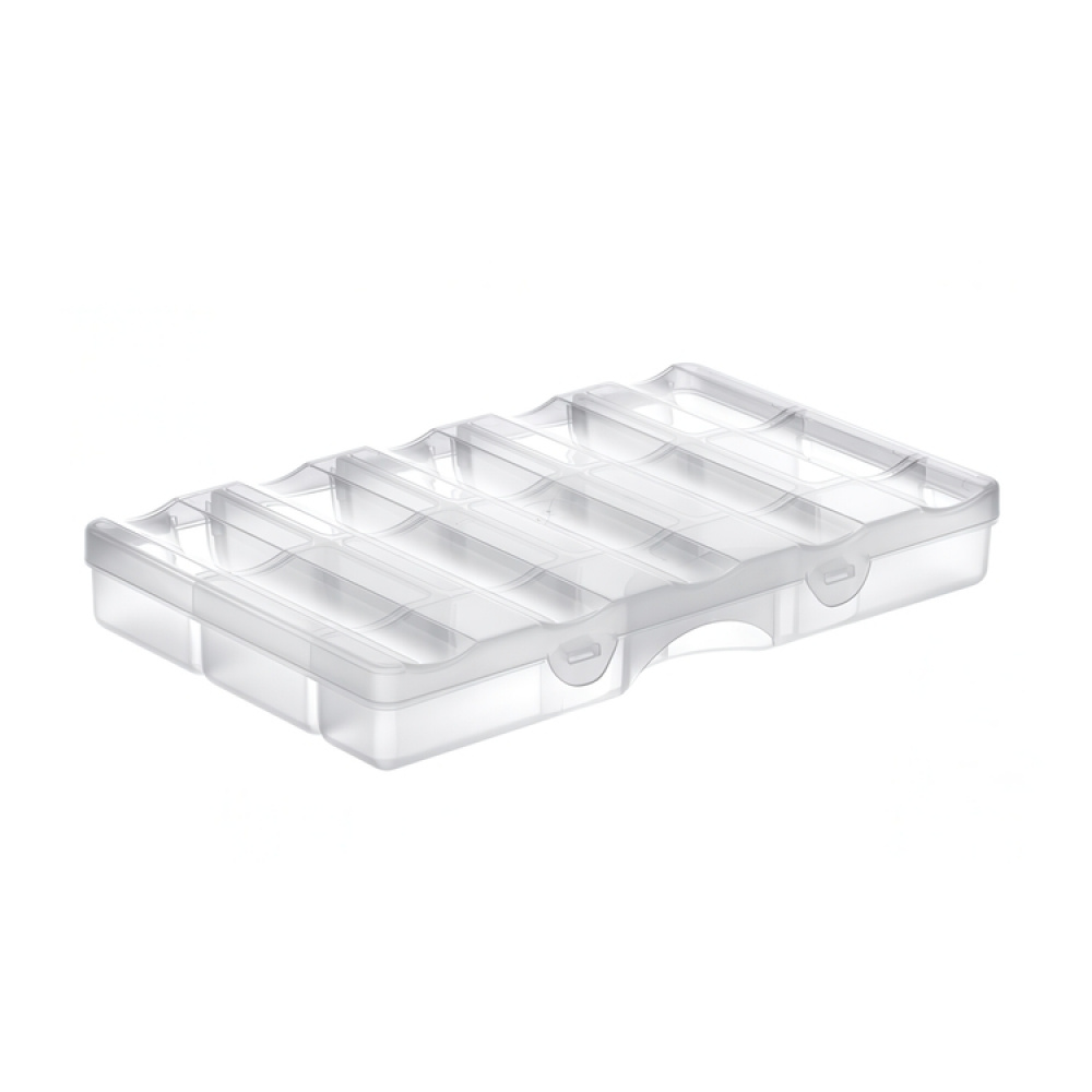 Sorteringsask med lock, 12 fack, SMARTSTORE ORGANIZER SMALL, 25 x 16 x H4 cm, Klar i gruppen Förvaring / Förvaringslådor / Småförvaring / Askar hos SmartaSaker.se (42774)