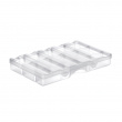 Sorteringsask med lock, 12 fack, SMARTSTORE ORGANIZER SMALL, 25 x 16 x H4 cm, Klar Sorteringsask med lock, 12 fack, SMARTSTORE ORGANIZER SMALL, 25 x 16 x H4 cm, Klar