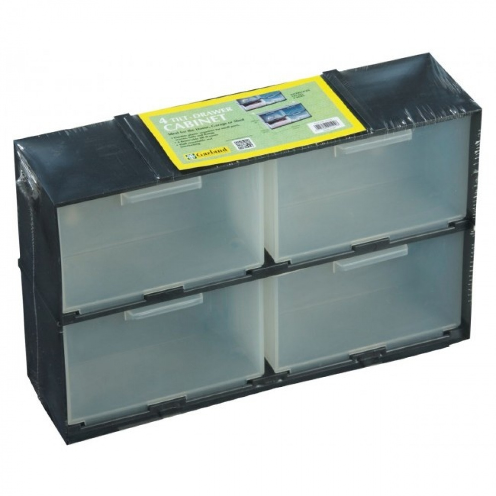 Sorteringslåda med 4 lutande lådor, TILT DRAWER CABINET, 32,5 x 9 x H 20,8 cm, Garland i gruppen Förvaring / Förråd- och garageförvaring hos SmartaSaker.se (42786)