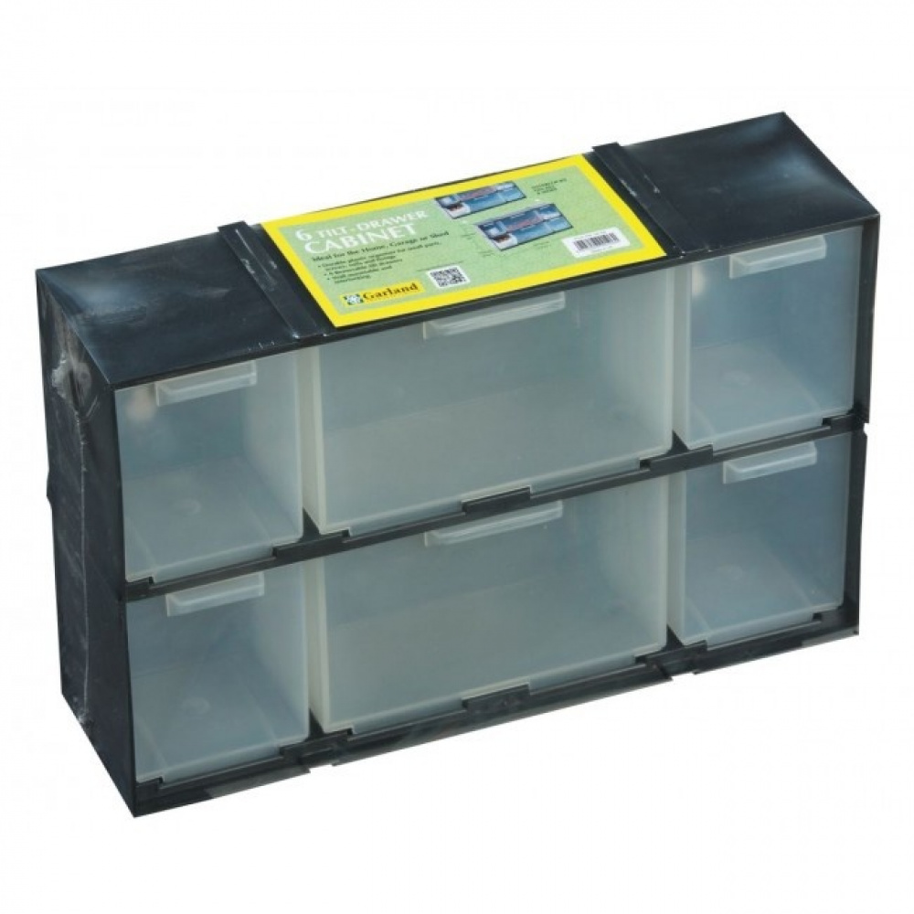 Sorteringslåda med 6 lutande lådor, TILT DRAWER CABINET, 32,5 x 9 x H 20,8 cm, Garland i gruppen Förvaring / Förråd- och garageförvaring hos SmartaSaker.se (42788)