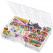 Sorteringslåda med lock, 19 fack, SMARTSTORE ORGANIZER LARGE, 38 x 27 x H 7cm, Klar Sorteringslåda med lock, 19 fack, SMARTSTORE ORGANIZER LARGE, 38 x 27 x H 7cm, Klar