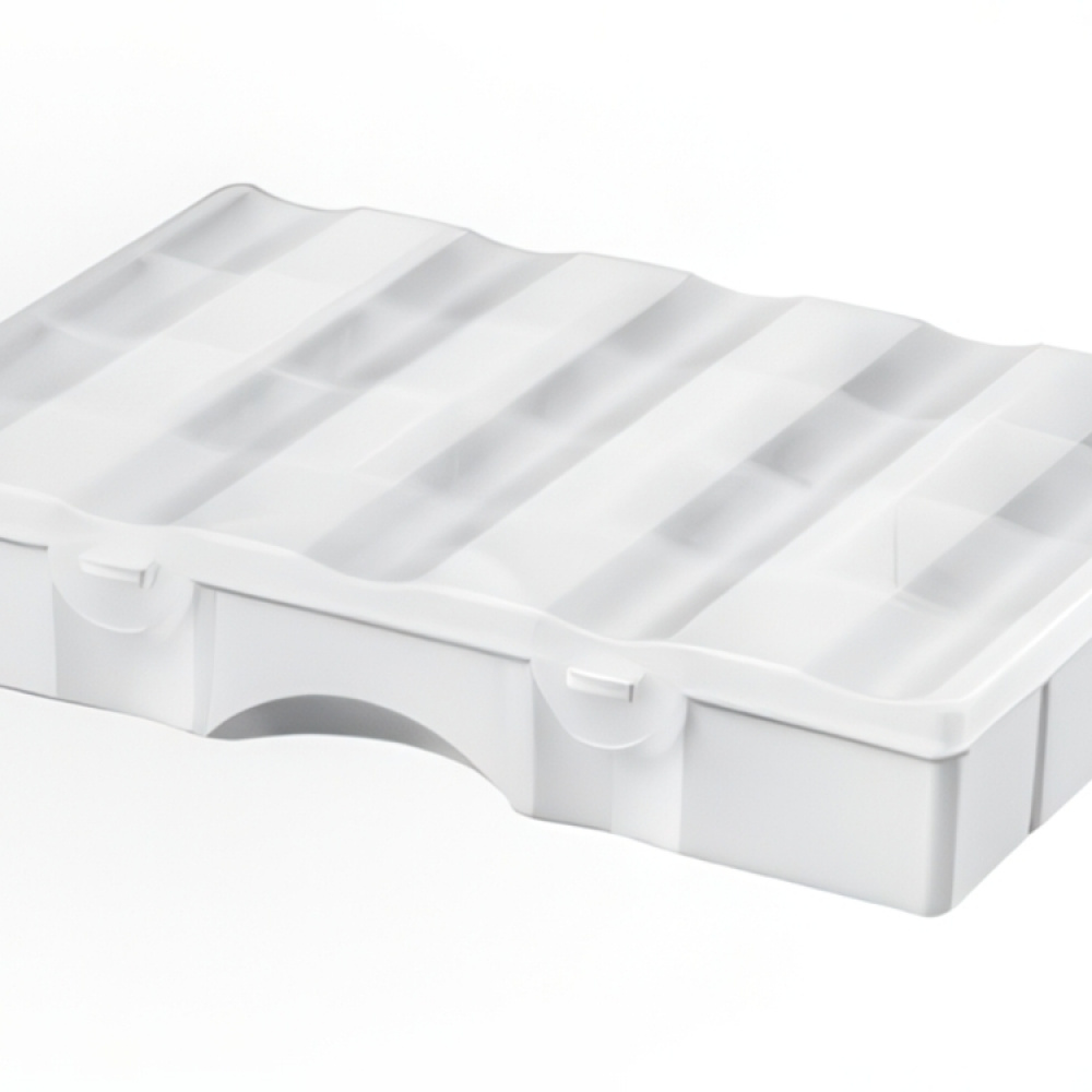 Sorteringslåda med lock, 19 fack, SMARTSTORE ORGANIZER LARGE, 38 x 27 x H 7cm, Klar i gruppen Förvaring / Förvaringslådor / Småförvaring / Askar hos SmartaSaker.se (42792)