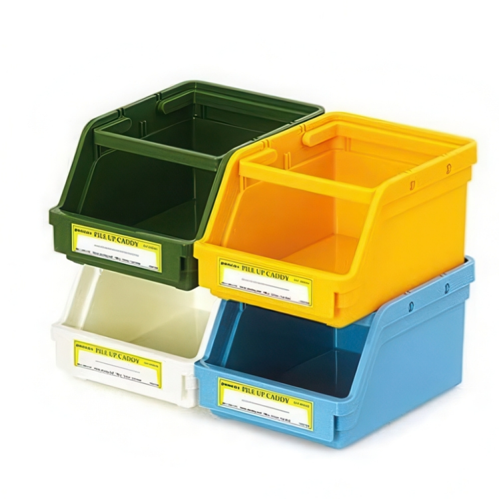 Stapelbar korg, öppen front, PENCO PILE UP CADDY, 18 x 13 x H 9,5 cm i gruppen Förvaring / Förvaringslådor hos SmartaSaker.se (42801)
