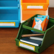 Stapelbar korg, öppen front, PENCO PILE UP CADDY, 18 x 13 x H 9,5 cm Stapelbar korg, öppen front, PENCO PILE UP CADDY, 18 x 13 x H 9,5 cm
