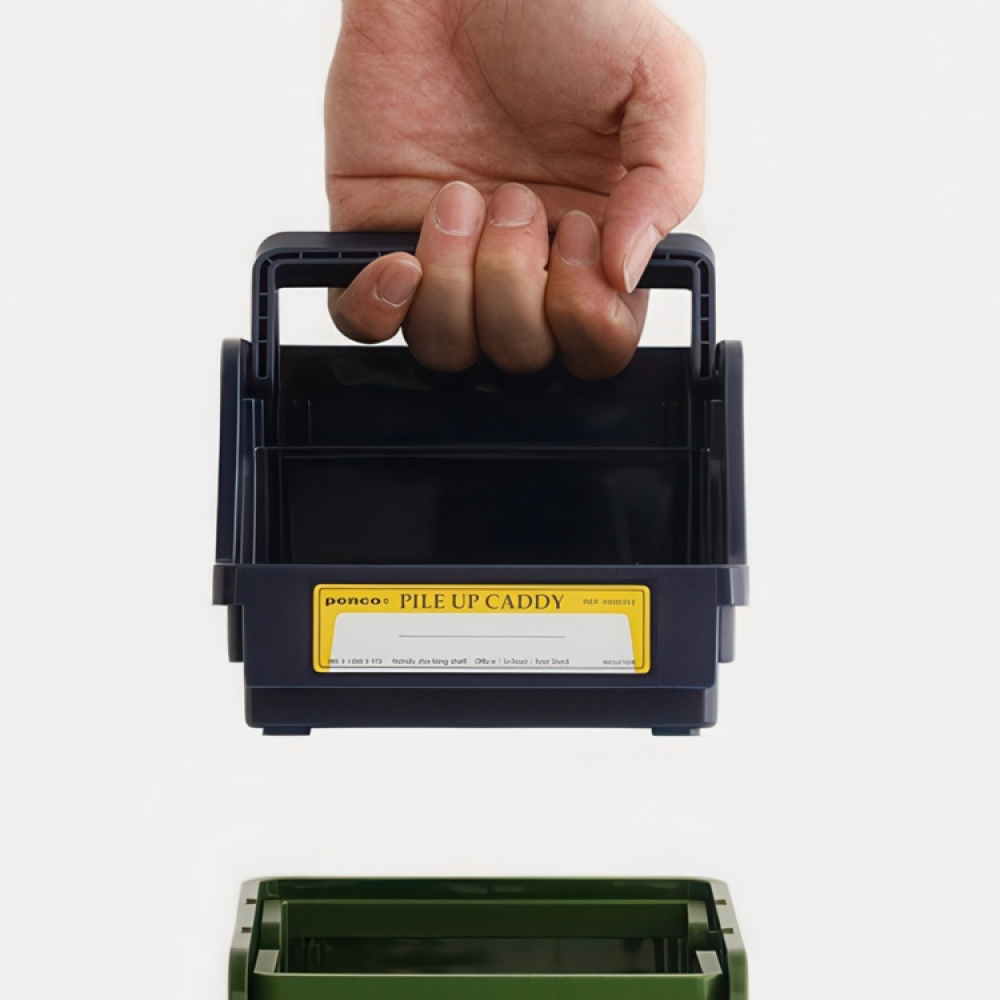 Stapelbar korg, öppen front, PENCO PILE UP CADDY, 18 x 13 x H 9,5 cm i gruppen Förvaring / Förvaringslådor hos SmartaSaker.se (42801)