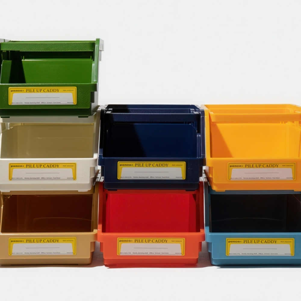 Stapelbar korg, öppen front, PENCO PILE UP CADDY, 18 x 13 x H 9,5 cm i gruppen Förvaring / Förvaringslådor hos SmartaSaker.se (42801)
