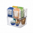 Stapelbar korg, Öppen front, RPET CABINET OPEN FRONT, 25,4 x 20,3 x H 12,7 cm, Transparent Stapelbar korg, Öppen front, RPET CABINET OPEN FRONT, 25,4 x 20,3 x H 12,7 cm, Transparent
