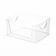 Stapelbar korg, Öppen front, RPET CABINET OPEN FRONT, 25,4 x 20,3 x H 12,7 cm, Transparent Stapelbar korg, Öppen front, RPET CABINET OPEN FRONT, 25,4 x 20,3 x H 12,7 cm, Transparent