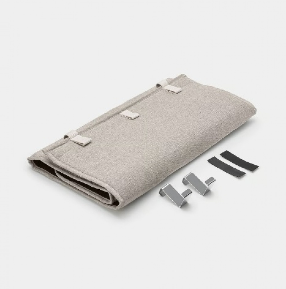 Steaming-Filt, Över dörr, BRABANTIA DOOR STEAM BLANKET, 51 x 0,8 x H 110 cm , Beige-Grå i gruppen Förvaring / Tvätt och tork / Stryktillbehör hos SmartaSaker.se (42810)