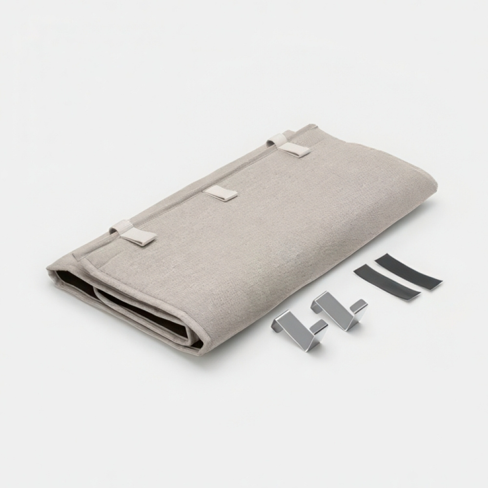 Steaming-Filt, Över dörr, BRABANTIA DOOR STEAM BLANKET, 51 x 0,8 x H 110 cm , Beige-Grå i gruppen Förvaring / Tvätt och tork / Stryktillbehör hos SmartaSaker.se (42810)