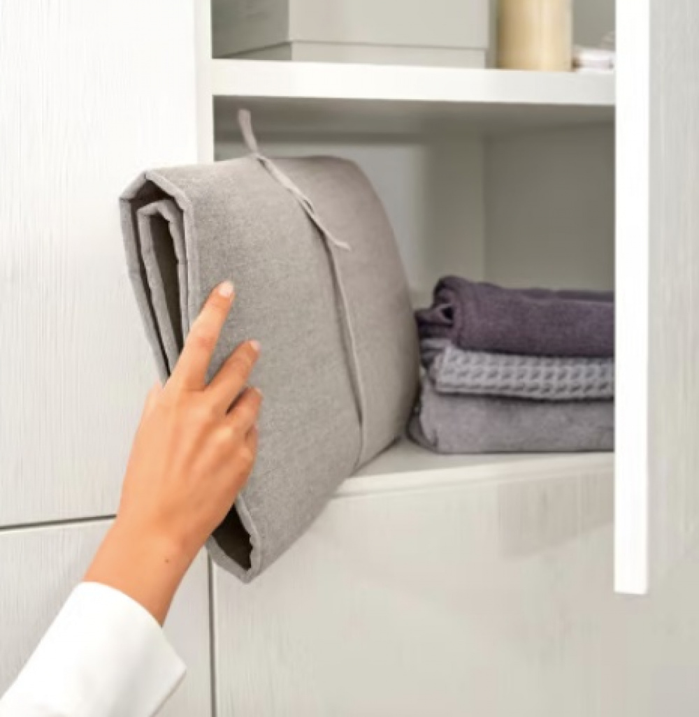 Steaming-Filt, Över dörr, BRABANTIA DOOR STEAM BLANKET, 51 x 0,8 x H 110 cm , Beige-Grå i gruppen Förvaring / Tvätt och tork / Stryktillbehör hos SmartaSaker.se (42810)