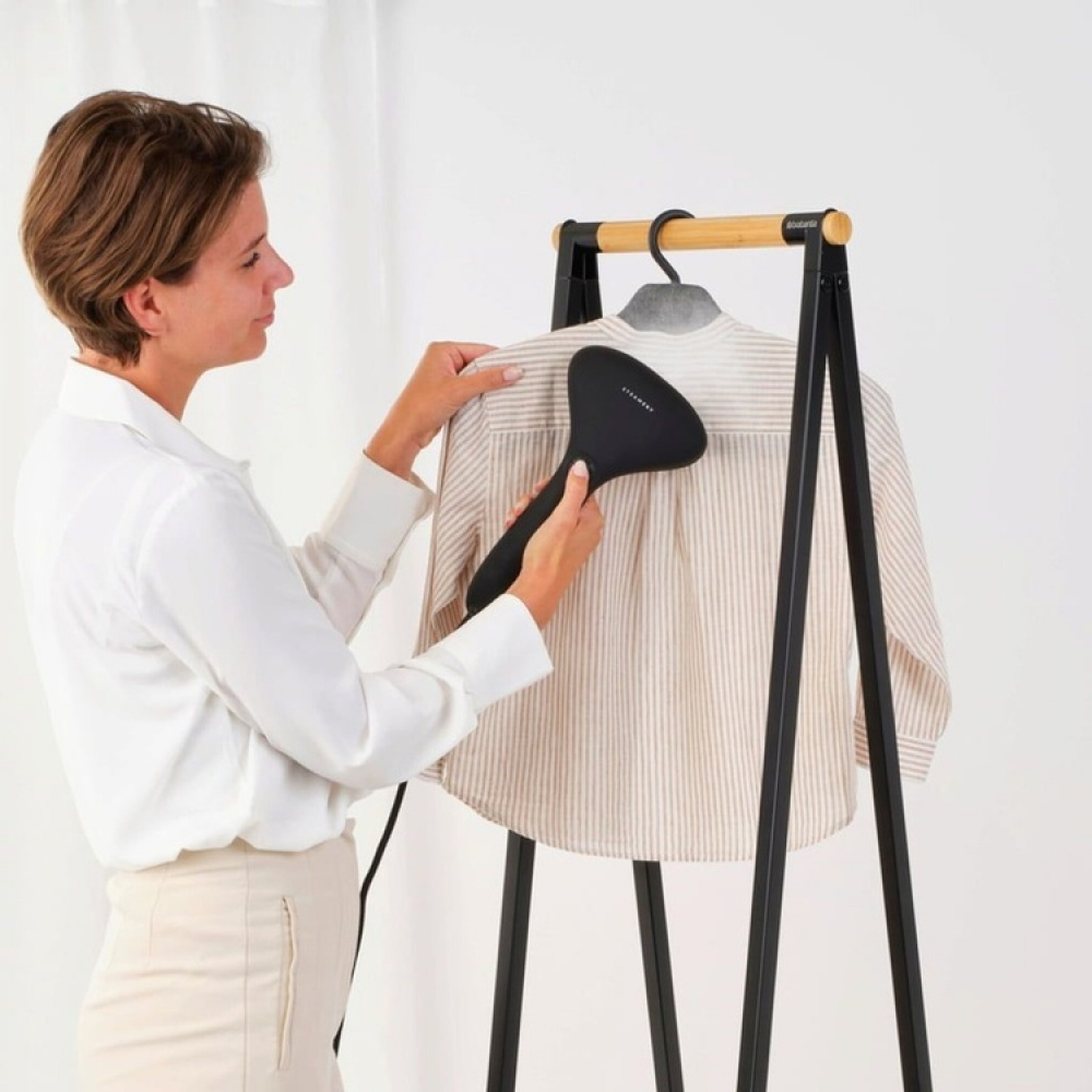 Steaming-Galge BRABANTIA STEAM CLOTHES HANGER, 41,5 x 1,5 x H 22,5 cm , Svart i gruppen Förvaring / Tvätt och tork / Stryktillbehör hos SmartaSaker.se (42811)