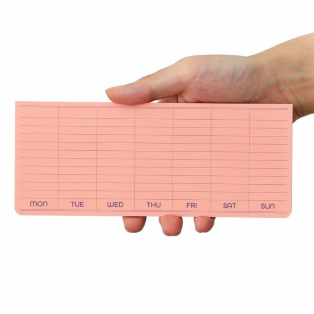 Stickers för veckoplanering, 30 blad, PENCO STICKY PAD WEEKLY, 18 x H7,4 cm, Vit i gruppen Förvaring / Kontorsmaterial hos SmartaSaker.se (42816)