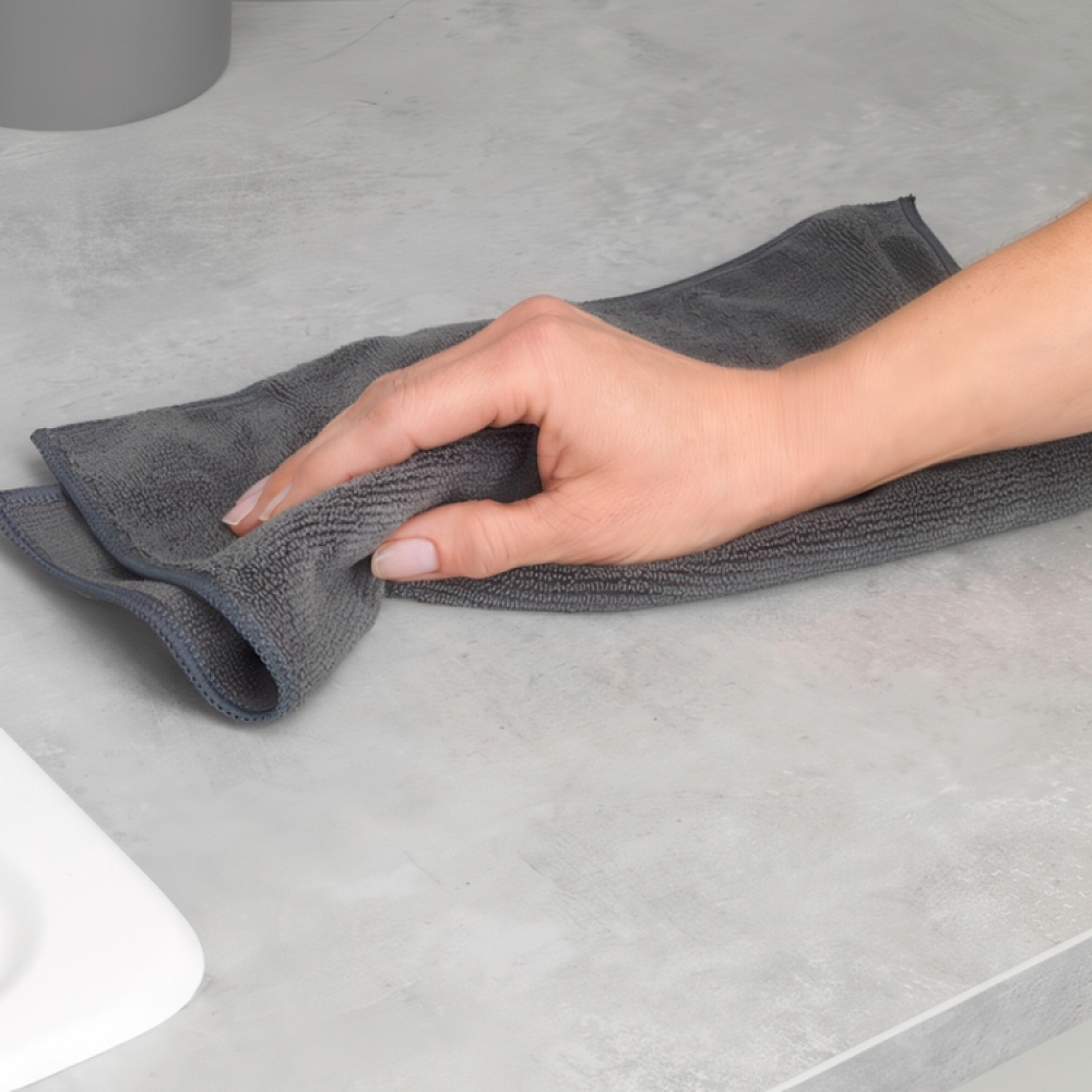 Städtrasor i microfiber, Allrengöring, 2 st, MIKROFASER MIKO, 30 x 30 cm, Grå / Blå i gruppen Förvaring / Städförvaring och sopsortering / Städtrasor och borstar hos SmartaSaker.se (42852)