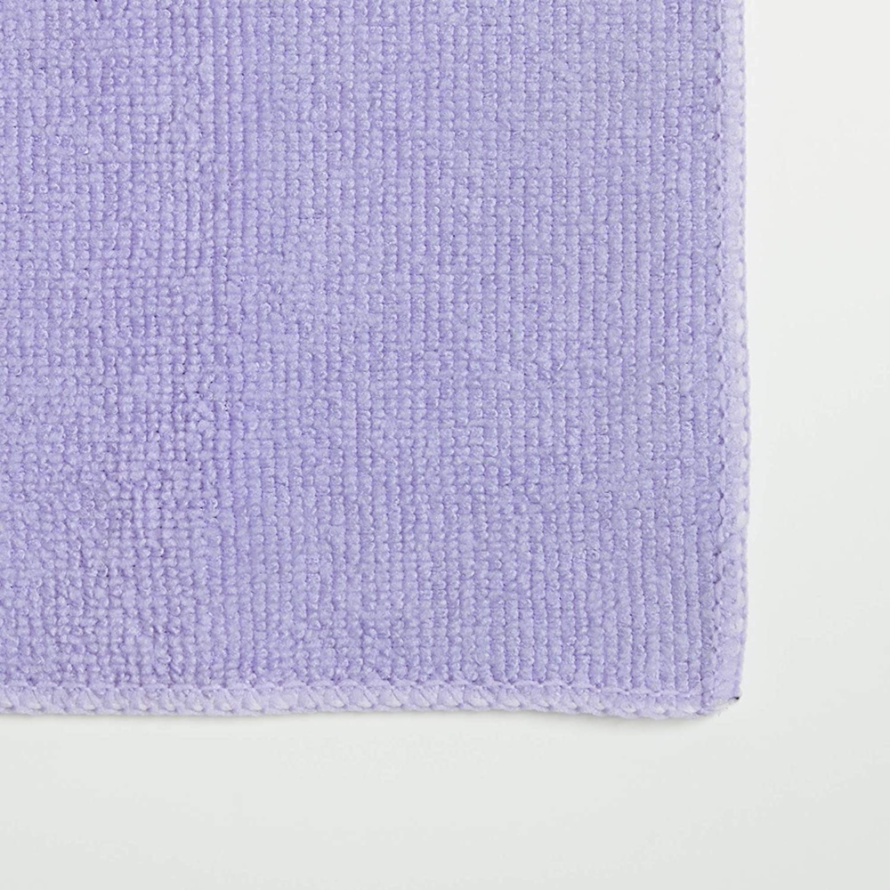 Städtrasor i Mikrofiber, 2 st, Stora, BAYETAS DE MICROFIBA XL, 38 x 36 cm, Gul / Lila i gruppen Förvaring / Städförvaring och sopsortering / Städtrasor och borstar hos SmartaSaker.se (42854)