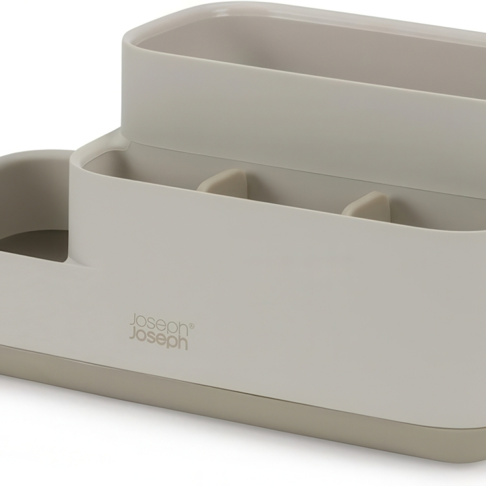 Ställ för badrummet, EASY STORE CADDY ECRU, 25 x 12 x H 11,6 cm, Joseph Joseph, Grå-Beige i gruppen Förvaring / Badrumsförvaring hos SmartaSaker.se (42856)