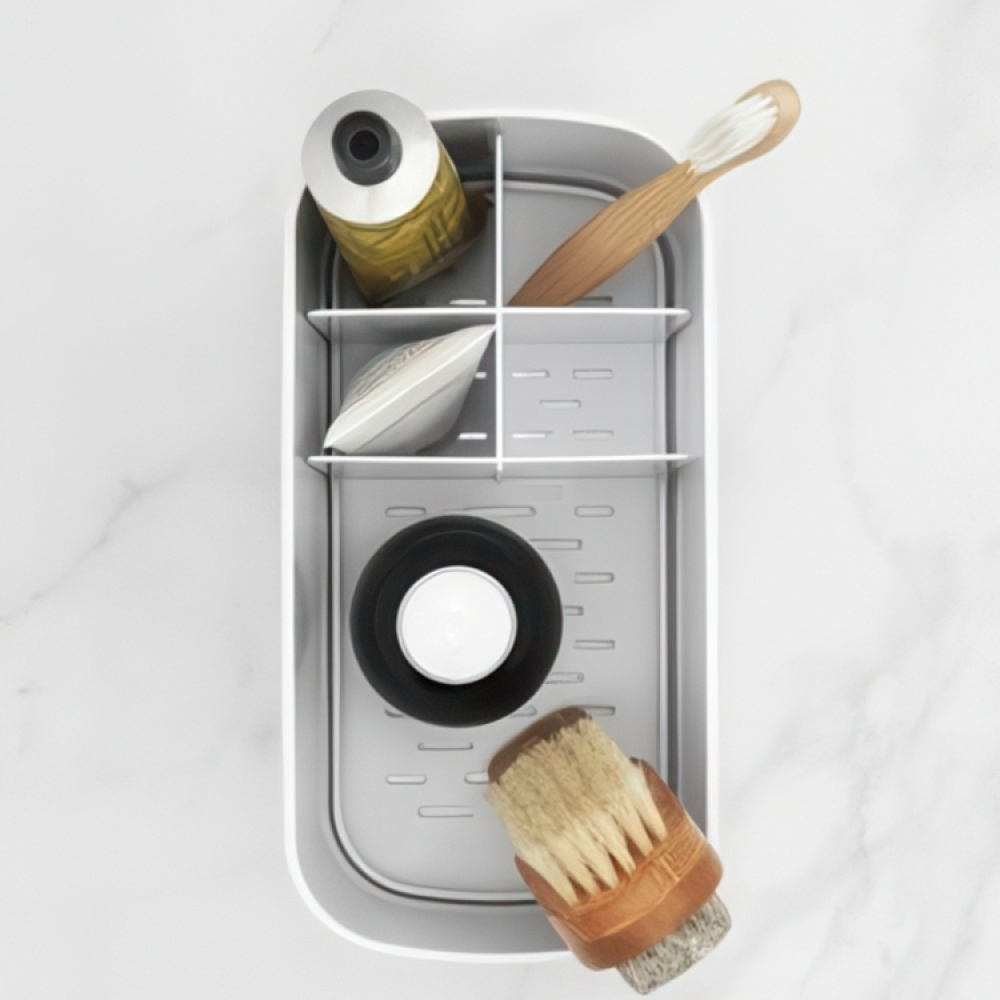 Ställ för eltandborstar / smink, RENEW CADDY, 19,6 x 9,9 x H 11 cm, Brabantia i gruppen Förvaring / Badrumsförvaring hos SmartaSaker.se (42858)