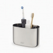 Ställ för eltandborstar, EASY STORE LUXE, 18 x 9 x H 11,5 cm, Joseph Joseph, Rostfritt stål  Ställ för eltandborstar, EASY STORE LUXE, 18 x 9 x H 11,5 cm, Joseph Joseph, Rostfritt stål