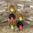 Ställ för 2 flaskor, Stapelbart, WINE & DRINK RACK, 20,3 x 20,3 x H 10,2 cm, Transparent Ställ för 2 flaskor, Stapelbart, WINE & DRINK RACK, 20,3 x 20,3 x H 10,2 cm, Transparent