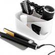 Ställ för hårtork mm , UMBRA GLAM HAIR TOOLS ORGANISER, 26,5 x 17 x H 12,5 cm, Vit / grå Ställ för hårtork mm , UMBRA GLAM HAIR TOOLS ORGANISER, 26,5 x 17 x H 12,5 cm, Vit / grå