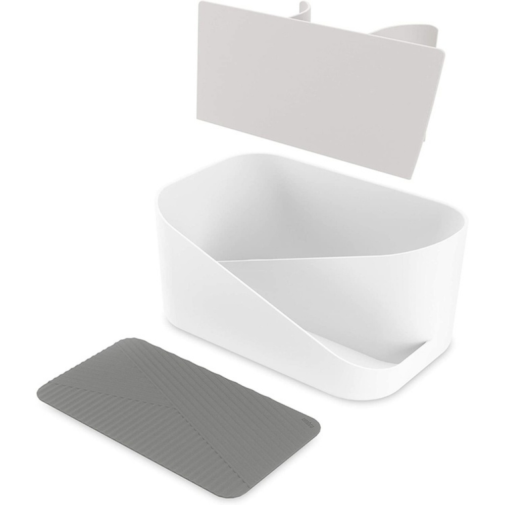 Ställ för hårtork mm , UMBRA GLAM HAIR TOOLS ORGANISER, 26,5 x 17 x H 12,5 cm, Vit / grå i gruppen Förvaring / Badrumsförvaring hos SmartaSaker.se (42870)
