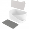 Ställ för hårtork mm , UMBRA GLAM HAIR TOOLS ORGANISER, 26,5 x 17 x H 12,5 cm, Vit / grå Ställ för hårtork mm , UMBRA GLAM HAIR TOOLS ORGANISER, 26,5 x 17 x H 12,5 cm, Vit / grå