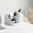 Ställ för smink, UMBRA GLAM MAKE UP ORGANISER, 26,5 x 17 x H 12,5 cm, Vit/ Ljusgrå Ställ för smink, UMBRA GLAM MAKE UP ORGANISER, 26,5 x 17 x H 12,5 cm, Vit/ Ljusgrå