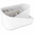 Ställ för smink, UMBRA GLAM MAKE UP ORGANISER, 26,5 x 17 x H 12,5 cm, Vit/ Ljusgrå Ställ för smink, UMBRA GLAM MAKE UP ORGANISER, 26,5 x 17 x H 12,5 cm, Vit/ Ljusgrå