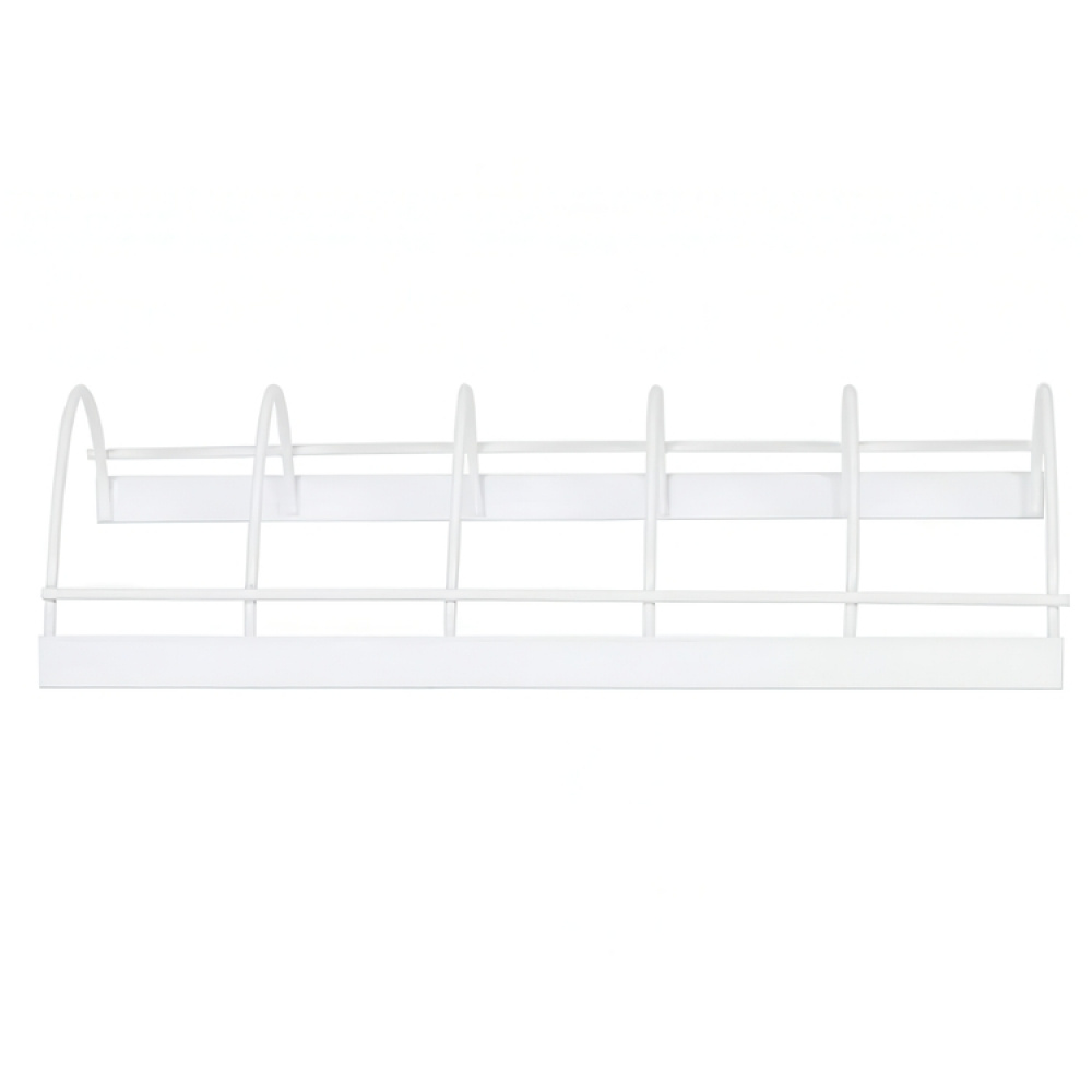 Ställ för Stekpannor. 5 fack, PAN & LID RACK, 30 x 14 x H 6,7 cm, Vit i gruppen Förvaring / Köksförvaring / Organisera köksskåp hos SmartaSaker.se (42877)