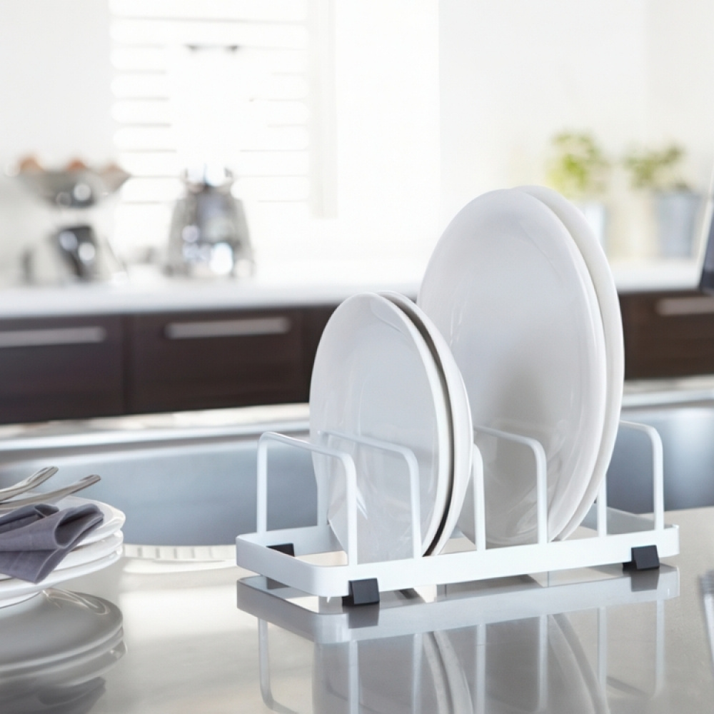 Ställ för tallrikar, TOWER DISH STAND, 22 x 11 x H 7 cm, Yamazaki i gruppen Förvaring / Köksförvaring / Diskställ och diskbänk hos SmartaSaker.se (42878)