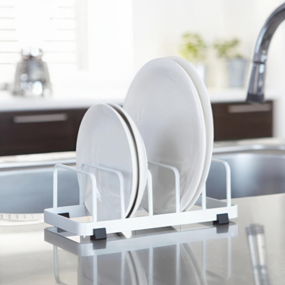 Ställ för tallrikar, TOWER DISH STAND, 22 x 11 x H 7 cm, Yamazaki i gruppen Förvaring / Köksförvaring / Diskställ och diskbänk hos SmartaSaker.se (42878)