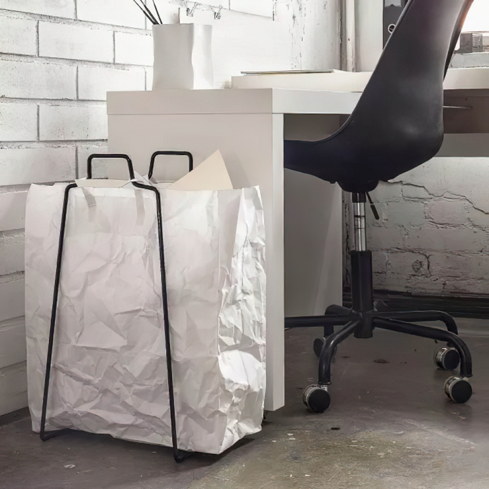 Ställning för papperskasse, HELSINKI RECYCLE BAG HOLDER, 32 x 25 x H 55 cm i gruppen Förvaring / Städförvaring och sopsortering / Sopsortering hos SmartaSaker.se (42886)