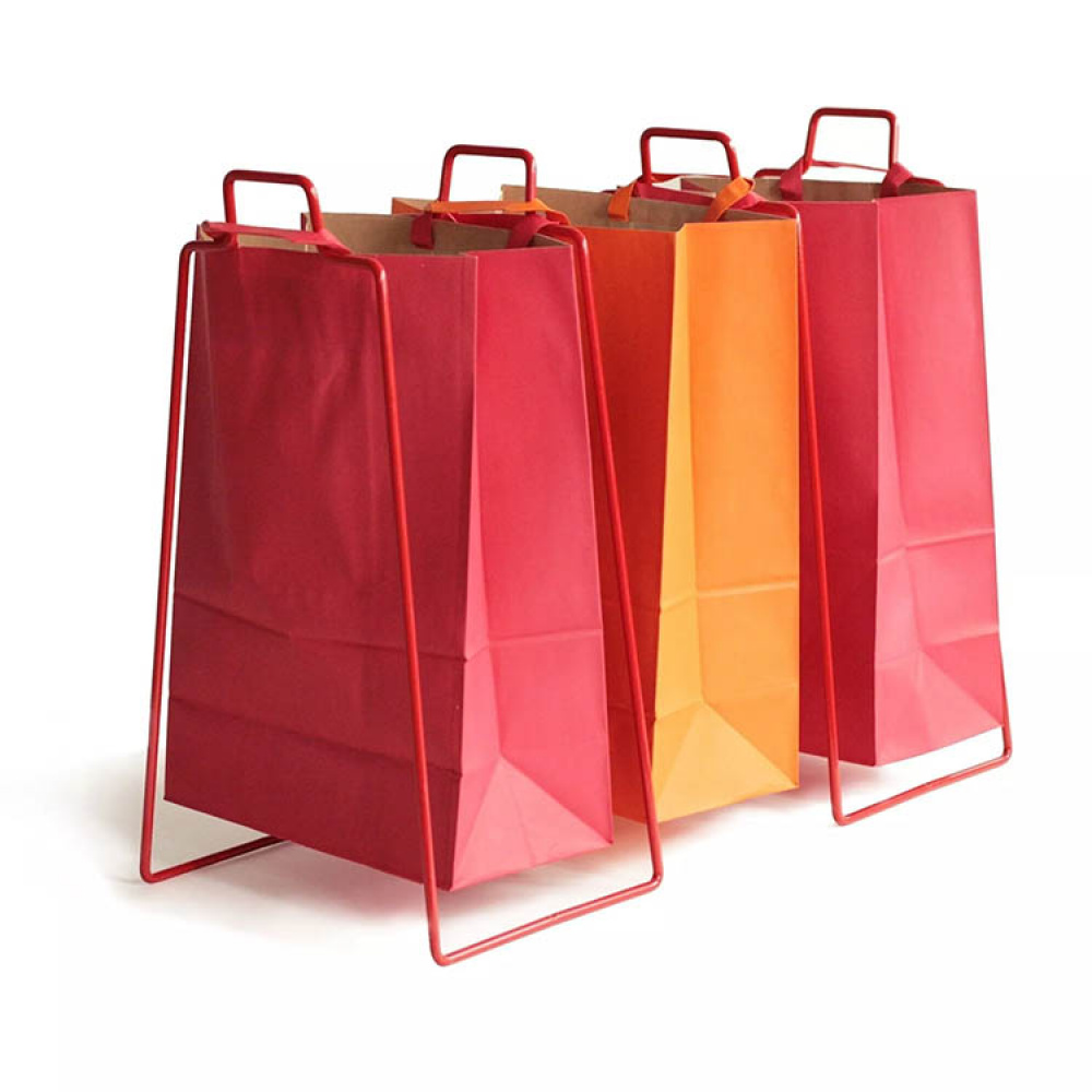 Ställning för papperskasse, HELSINKI RECYCLE BAG HOLDER, 32 x 25 x H 55 cm i gruppen Förvaring / Städförvaring och sopsortering / Sopsortering hos SmartaSaker.se (42886)