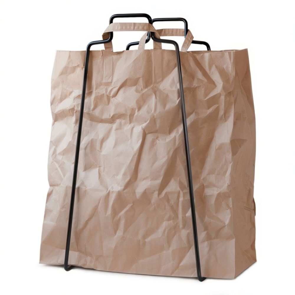 Ställning för papperskasse, HELSINKI RECYCLE BAG HOLDER, 32 x 25 x H 55 cm i gruppen Förvaring / Städförvaring och sopsortering / Sopsortering hos SmartaSaker.se (42886)
