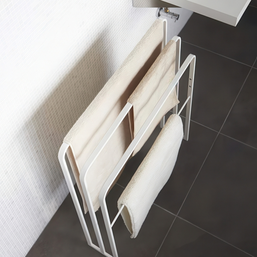 Ställning i metall för handdukar, TOWER TOWEL HANGER, 14 x 70 x H 81 cm i gruppen Förvaring / Badrumsförvaring hos SmartaSaker.se (42890)