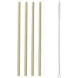 Sugrör i Bambu, återanvändbara, med borste, 4 st, TYPHOON BAMBOO, 20 cm, Beige Sugrör i Bambu, återanvändbara, med borste, 4 st, TYPHOON BAMBOO, 20 cm, Beige