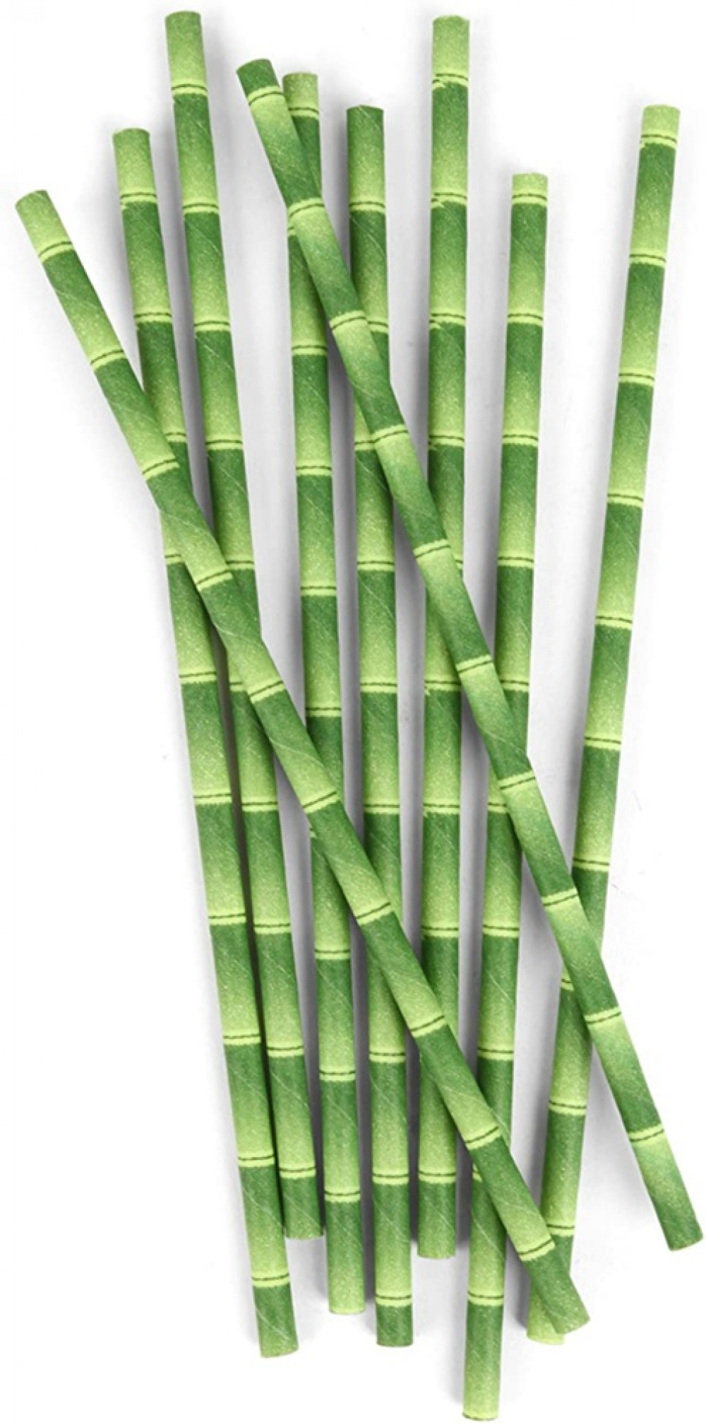Sugrör i papper av bambu, Storpack 144 st, BAMBOO PAPER STRAWS, 20 cm, Gröna i gruppen Förvaring / Köksförvaring hos SmartaSaker.se (42906)