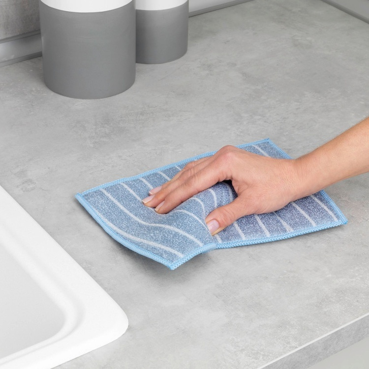 Svampar, rengör med bara vatten, 2 st, CLEANING SPONGES, 23 x 17 cm, Grå / Blå i gruppen Förvaring / Städförvaring och sopsortering / Städtrasor och borstar hos SmartaSaker.se (42908)