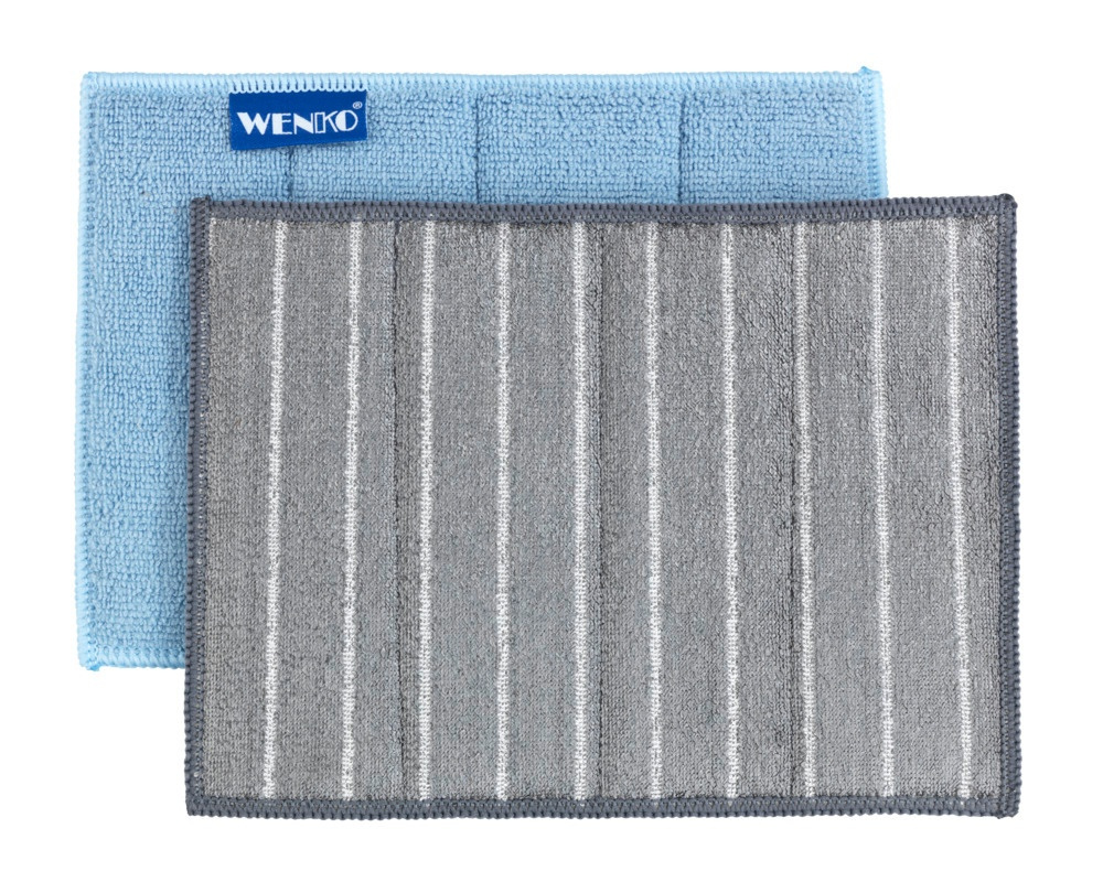 Svampar, rengör med bara vatten, 2 st, CLEANING SPONGES, 23 x 17 cm, Grå / Blå i gruppen Förvaring / Städförvaring och sopsortering / Städtrasor och borstar hos SmartaSaker.se (42908)
