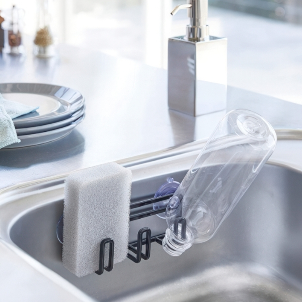 Svamphållare, Sugproppar, TOWER SPONGE HOLDER, 16 x 4 x H 5,5 cm, Yamazaki i gruppen Förvaring / Populära varumärken / Yamazaki hos SmartaSaker.se (42910)