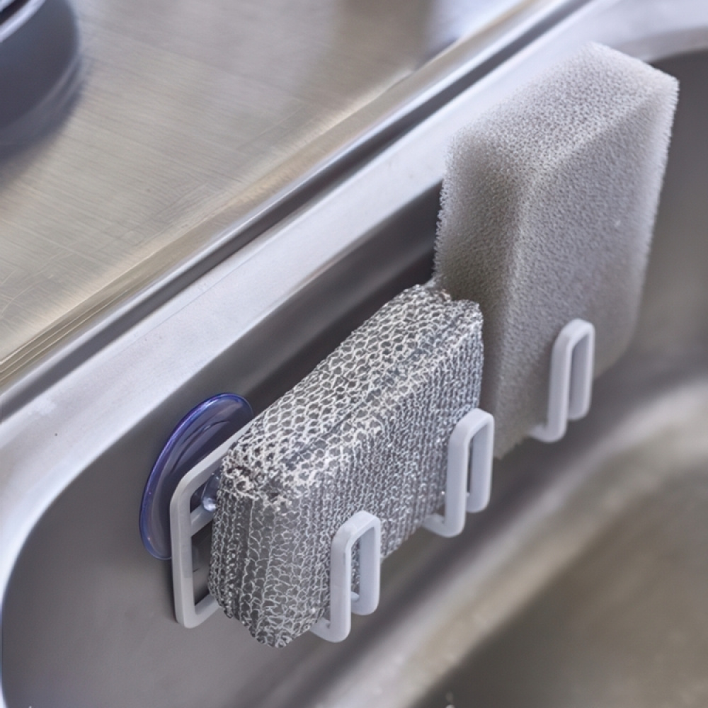 Svamphållare, Sugproppar, TOWER SPONGE HOLDER, 16 x 4 x H 5,5 cm, Yamazaki i gruppen Förvaring / Populära varumärken / Yamazaki hos SmartaSaker.se (42910)