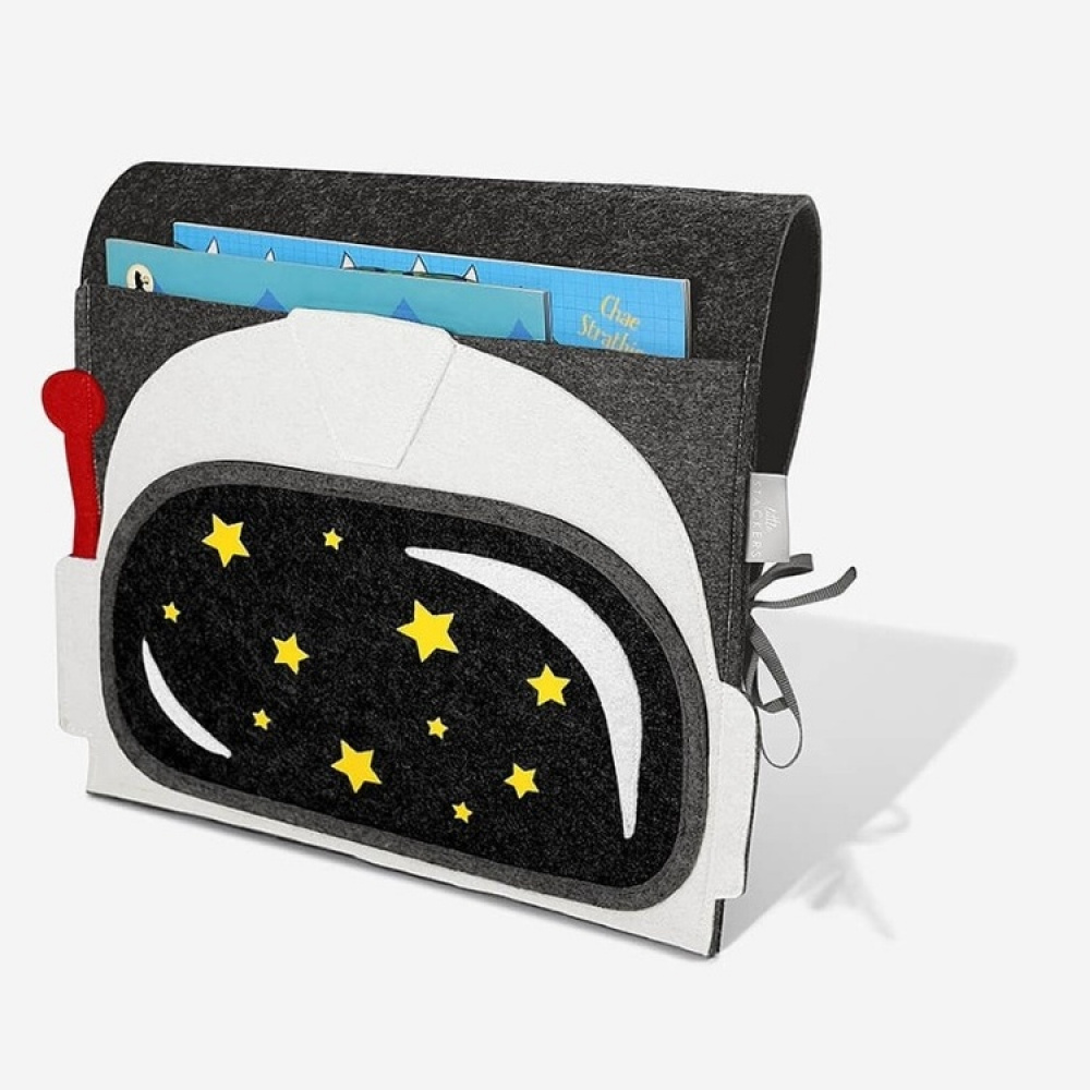 Sängficka, Rymdmotiv, AUSTRONAUT, 34 x 72 cm, Mörkgrå i gruppen Förvaring / Barnrumsförvaring hos SmartaSaker.se (42916)