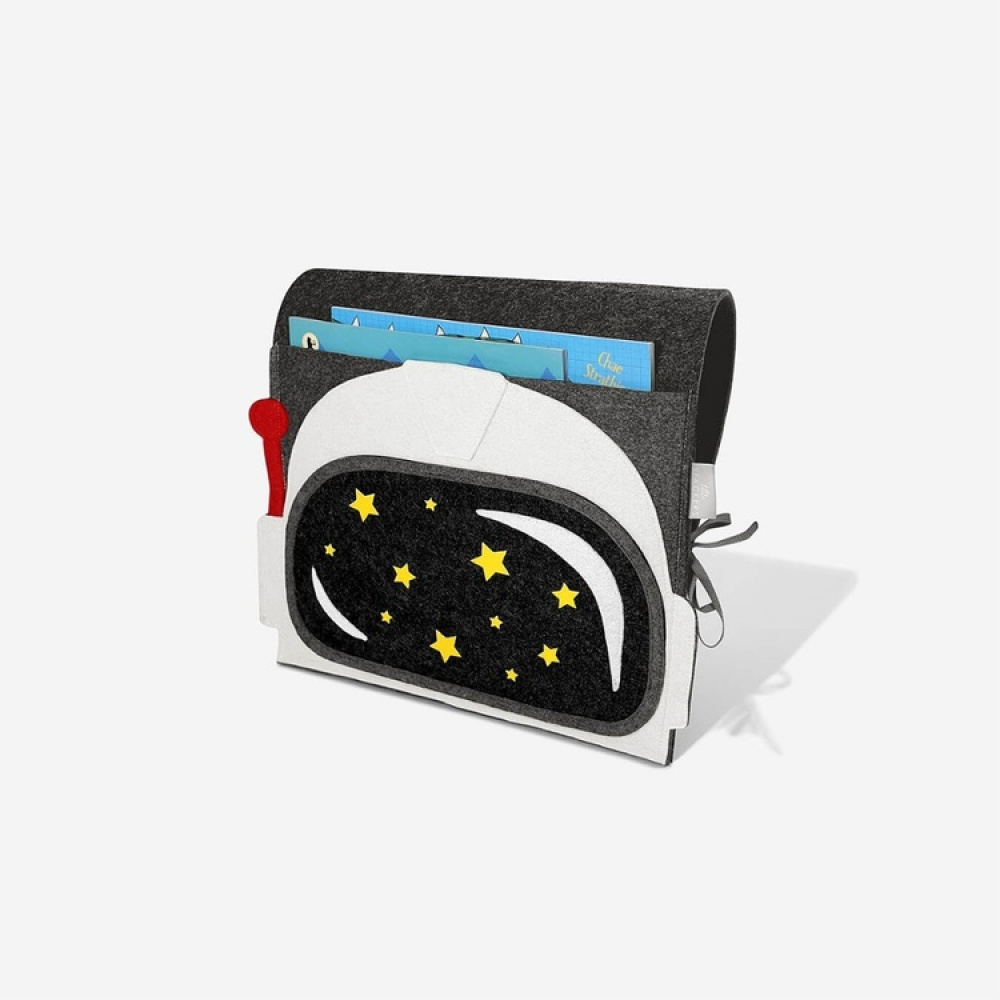 Sängficka, Rymdmotiv, AUSTRONAUT, 34 x 72 cm, Mörkgrå i gruppen Förvaring / Barnrumsförvaring hos SmartaSaker.se (42916)