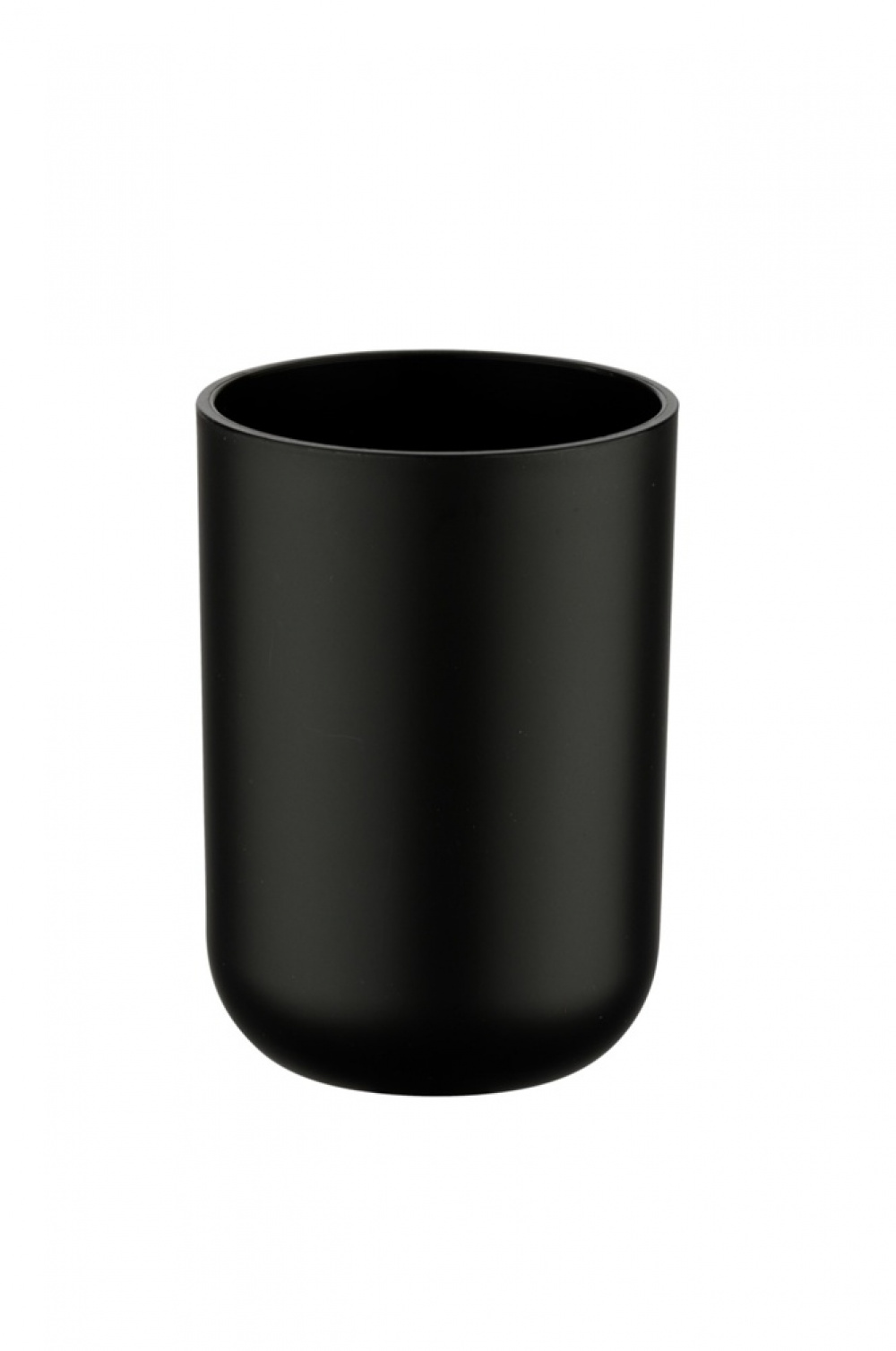 Tandborsthållare / mugg, BRASIL, Ø 7,3 x H 10,3 cm, Svart i gruppen Förvaring / Badrumsförvaring hos SmartaSaker.se (42919)