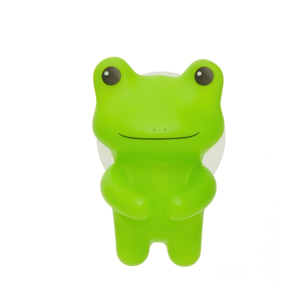 Tandborsthållare med sugproppsfäste, FROG, 4 x 5 x H 6 cm, Grön i gruppen Förvaring / Badrumsförvaring hos SmartaSaker.se (42929)