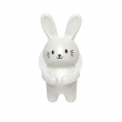 Tandborsthållare med sugproppsfäste, RABBIT, 4 x 5 x H 6 cm, Grå Tandborsthållare med sugproppsfäste, RABBIT, 4 x 5 x H 6 cm, Grå