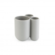 Tandborstmugg , TOUCH, 10 x 8 x H 10 cm, Umbra, grå Tandborstmugg , TOUCH, 10 x 8 x H 10 cm, Umbra, grå