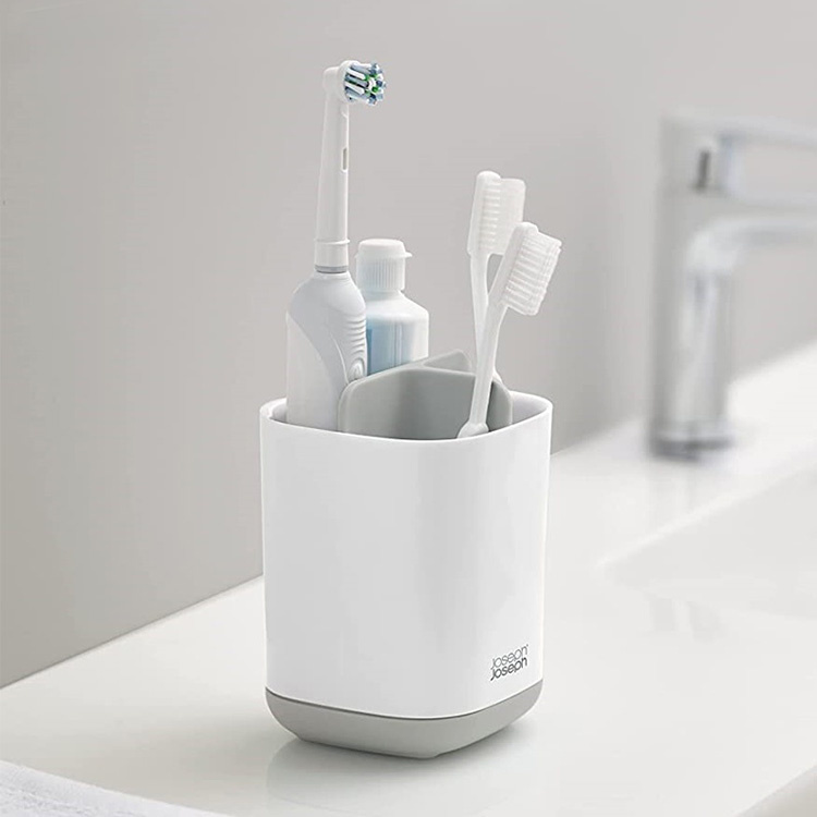 Tandborstmugg för eltandborstar, EASY STORE, 9 x 9 x H 12,7 cm , Joseph Joseph i gruppen Förvaring / Badrumsförvaring hos SmartaSaker.se (42937)
