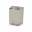 Tandborstmugg för eltandborstar, EASY STORE ECRU, 9 x 9 x H 12,7 cm, Joseph Joseph, Grå-Beige Tandborstmugg för eltandborstar, EASY STORE ECRU, 9 x 9 x H 12,7 cm, Joseph Joseph, Grå-Beige
